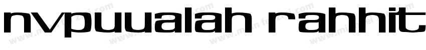 Nvpuualah rahhit字体转换